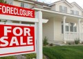 Foreclosure and For Sale sign on new house 630