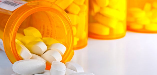 prescription pills in bottles