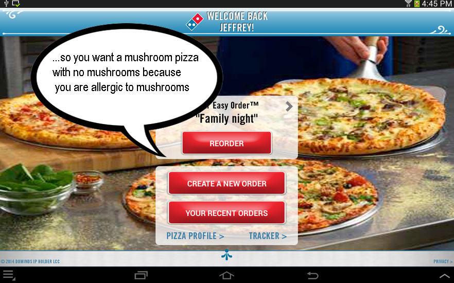 dominos pizza app dom Domino's Pizza (DPZ) App Launches Voice Ordering on iPhone and Android