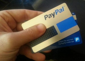 PayPal credit debit card
