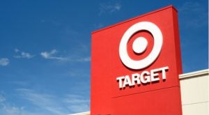 A photo of a Target Corp (TGT) sign on a building.