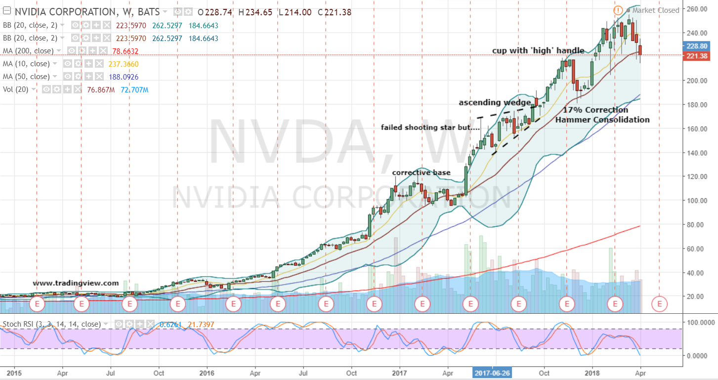 NVDA Stock Weekly Chart