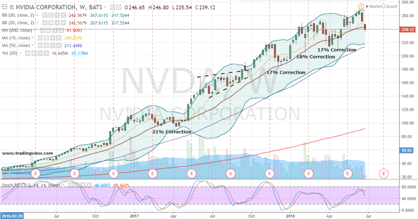 NVDA Stock Weekly Chart