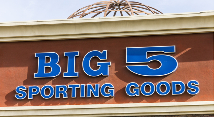 Retail Stocks Closing the Amazon Gap: Big 5 Sporting Goods (BGFV)