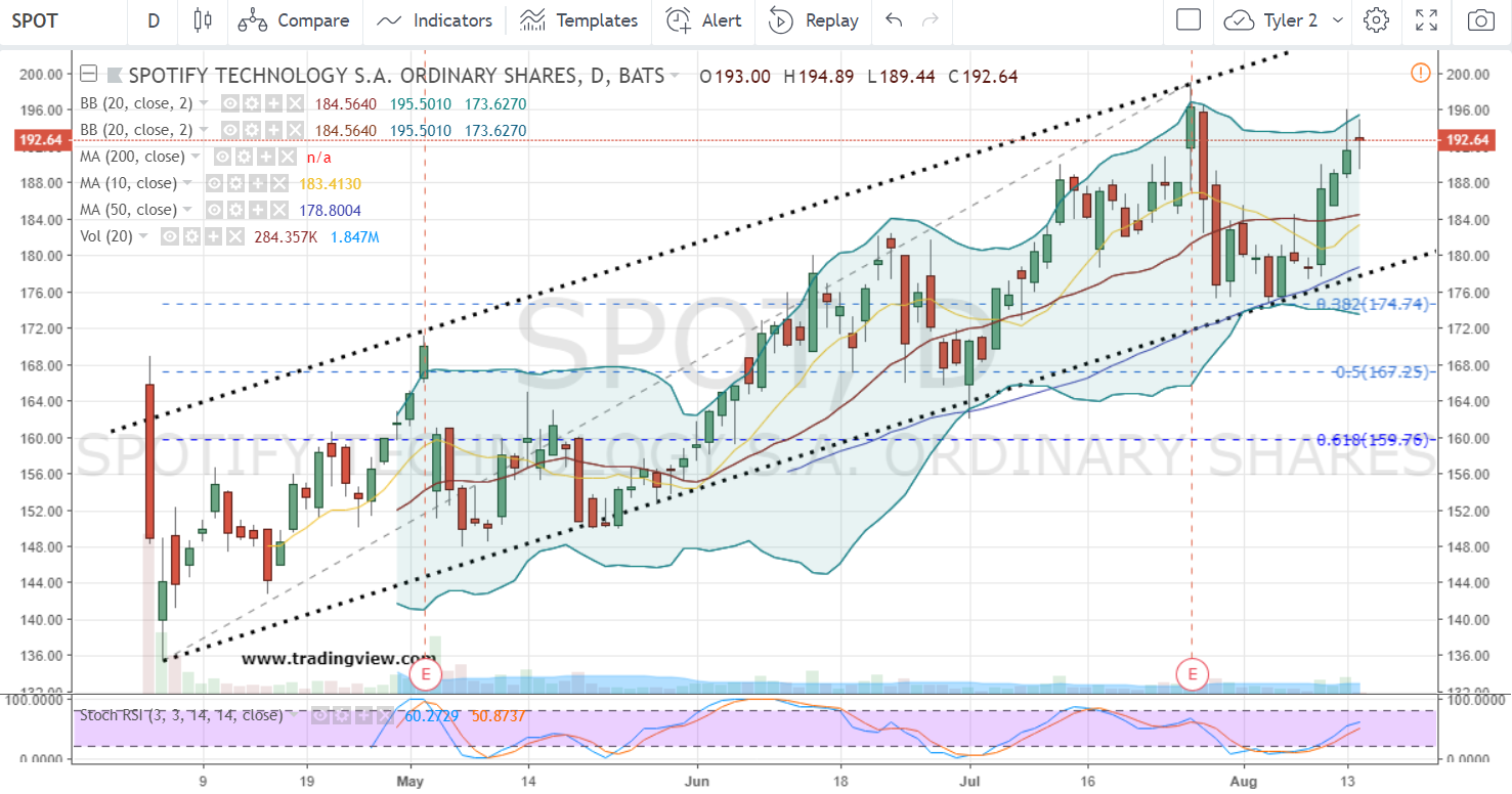 Spot Stock Chart