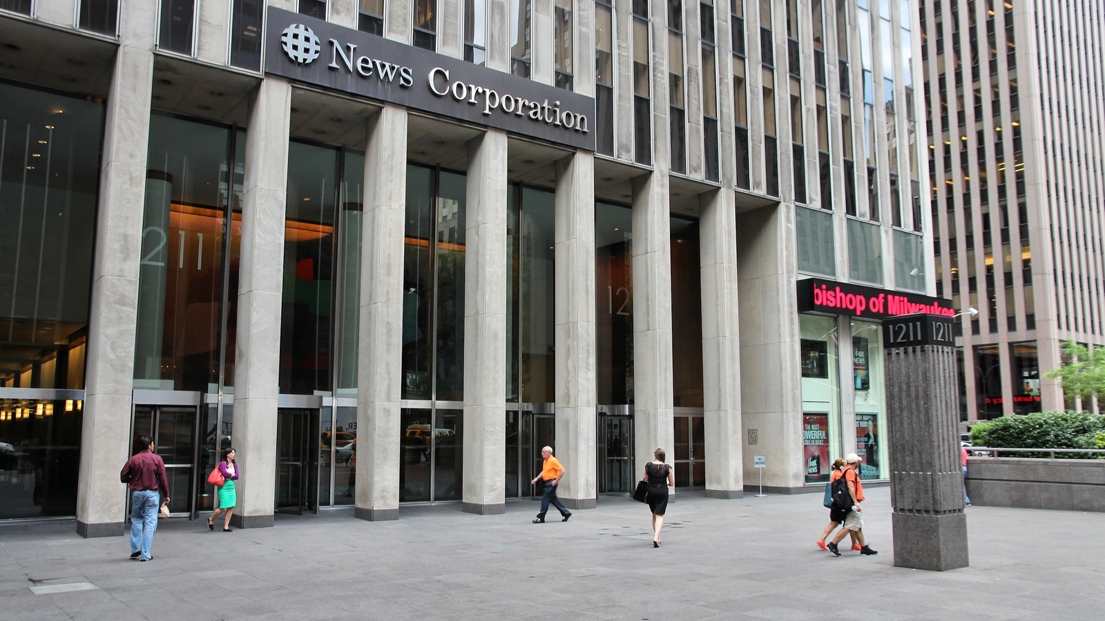 News Corp. Layoffs 2023. News Corp. (NWSA_ Building front
