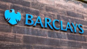 the Barclays logo (BCS)