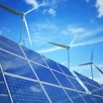 windmills and solar panels that represent esg investing