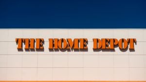 Home Depot ストアの Home Depot (HD) ロゴ