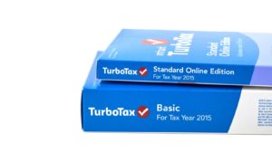 An image of Intuit Turbotax books