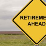 retirement stocks: a roadsign that says "retirement ahead". retirement stocks