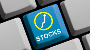 stock button on a computer keyboard (representing stocks for beginners)