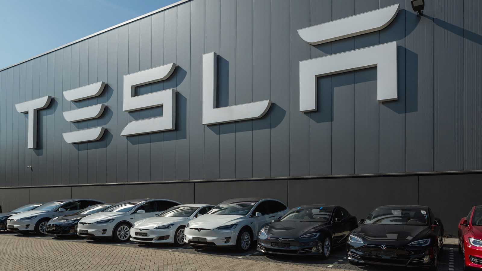 Tesla Motors Assembly Plant in Tilburg, Netherlands.