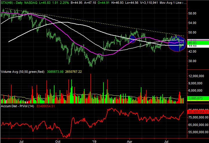 Seagate Technology (STX) stock charts