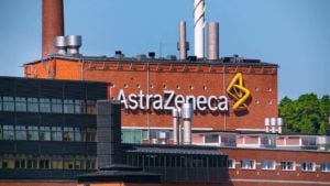 Exterior of the AstraZeneca's manufacturing facility at Snackviken