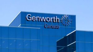 Image of a Genworth Financial (GNW) building with the company's logo on the side