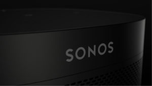 Image of a Sonos (SONO Stock) branded speaker