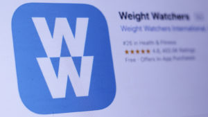 image of the weight watchers (WW) app. represents undervalued stocks