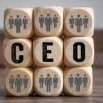 Image of wooden blocks stacked to read "CEO" in the middle