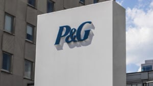 procter and gamble logo on a sign