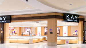 A Kay Jewelers store inside a shopping mall