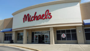 A Michael's (MIK) store with the name in red