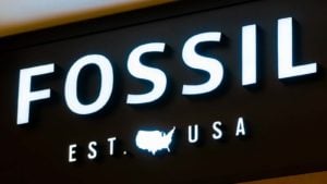 Image of  Fossil (FOSL Stock) sign.