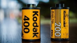 two Kodak (KODK) branded photo rolls