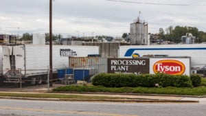 Tyson Foods (TSN) processing plant
