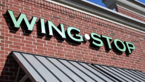 A Wingstop (WING) restaurant storefront in Columbus, Ohio.