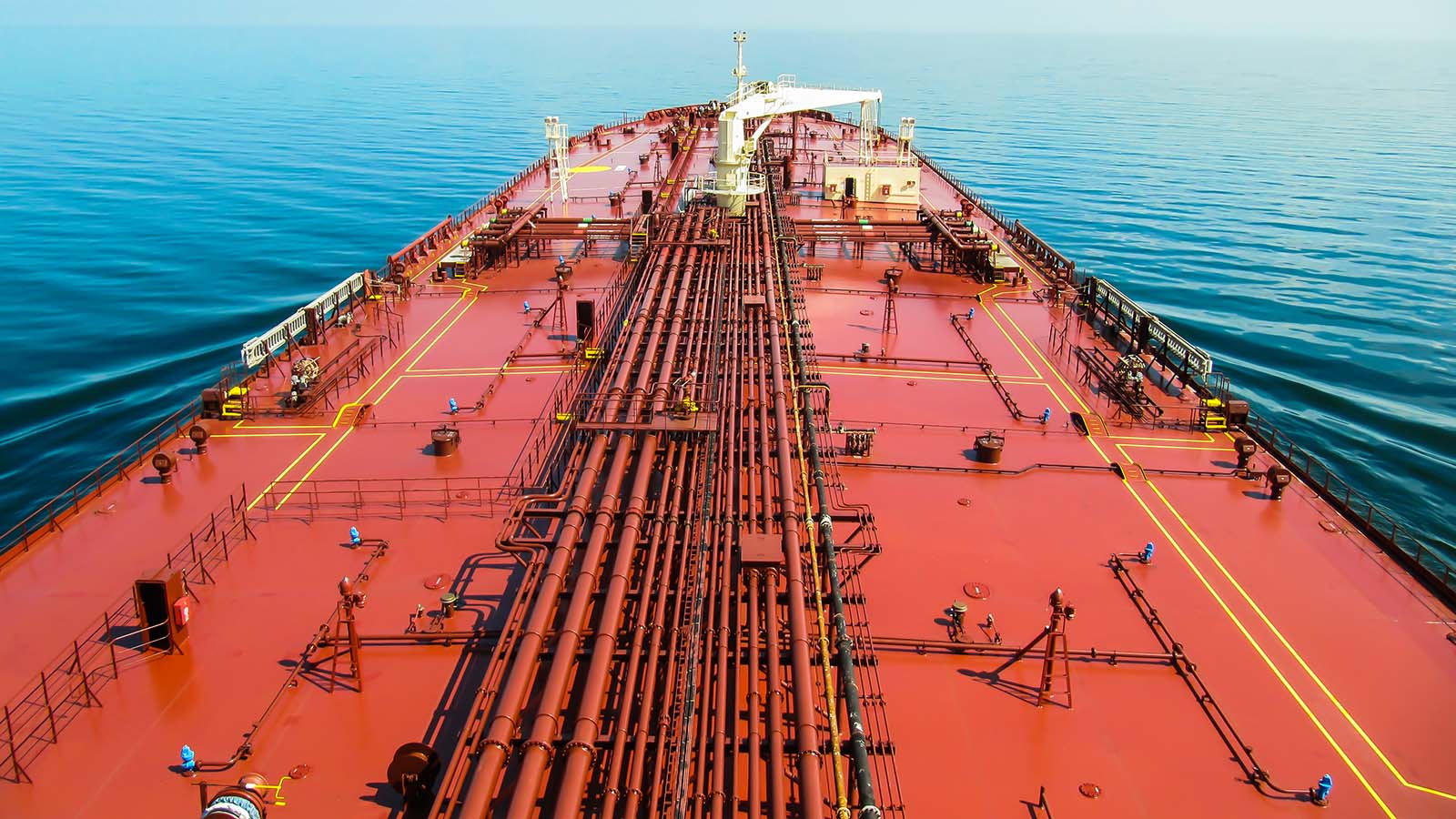 A photo of a large oil ship on water representing RIG stock.