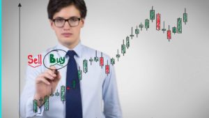 picture of a man circling buy on a stock chart