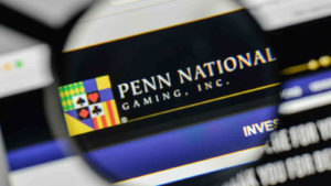 Penn (PENN) National Gaming logo on the website homepage.