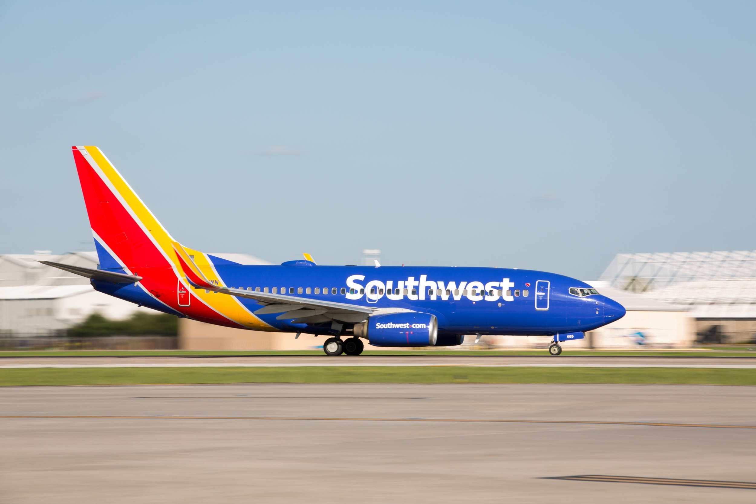 Airline stocks. Southwest airplane