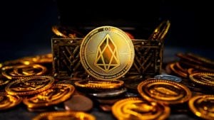 A concept coin for the EOS (EOS) crypto