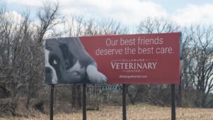 Dillsburg Veterinary Center billboard
