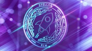 a concept image of a Stellar Lumens coin