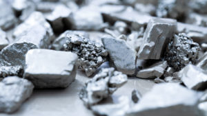 Macro of silver representing Hycroft Mining News.
