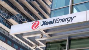 The exterior of the Xcel Energy (<a href=