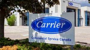 Carrier Commercial Service Canada logo and storefront