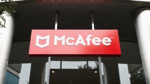 view from outside McAfee headquarters
