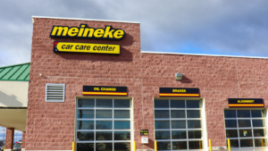 Image of a Meineke car care center owned by Driven Brands.