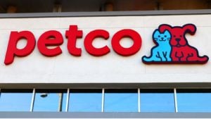 The front of a Petco (WOOF) store in Los Angeles, California.