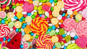An image of a variety of candy.