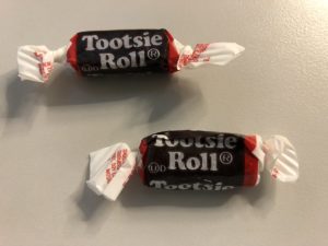Two Tootsie Rolls
