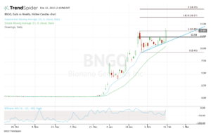 top stock trades for BNGO