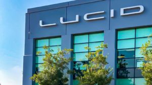 A Lucid Motors (CCIV) building in Newark, California.