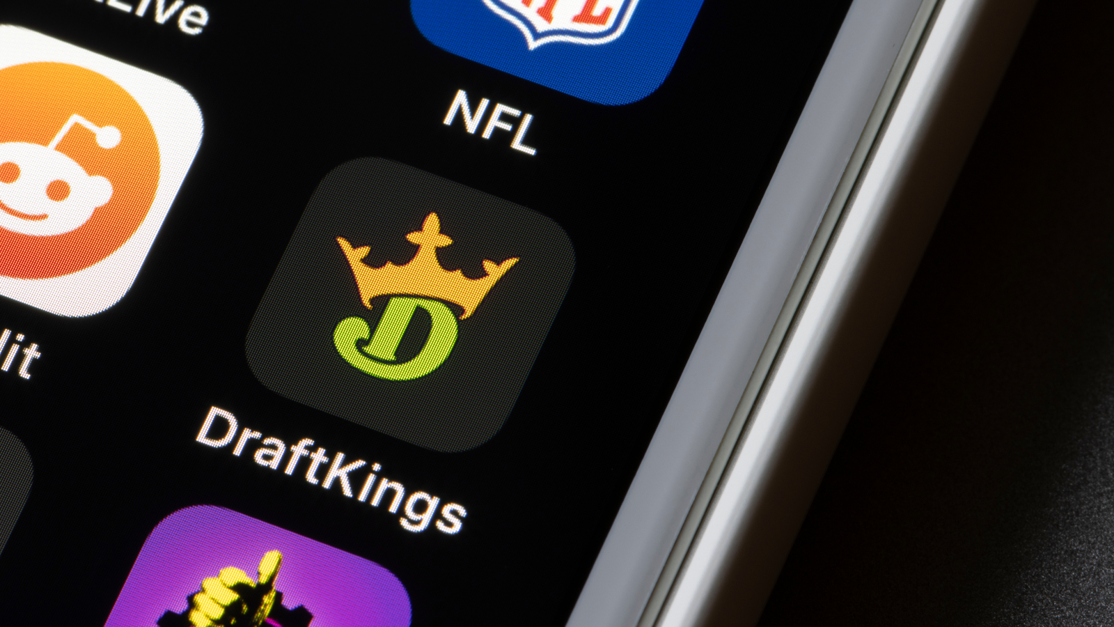 DraftKings app representing DKNG stock.