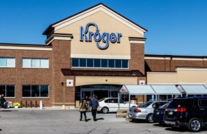 Kroger storefront and logo