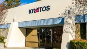 The front of a Kratos (KTOS) office in Silicon Valley.